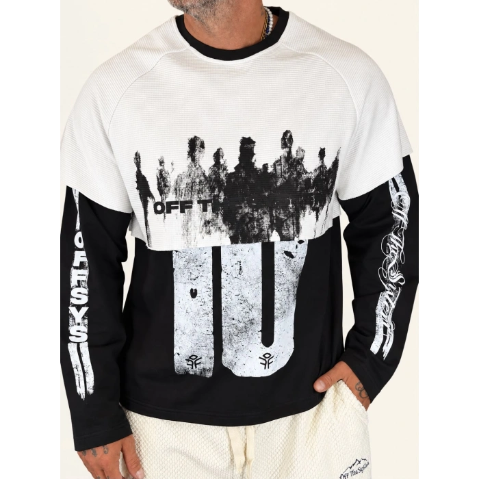 10 People Sweatshirt Beyaz