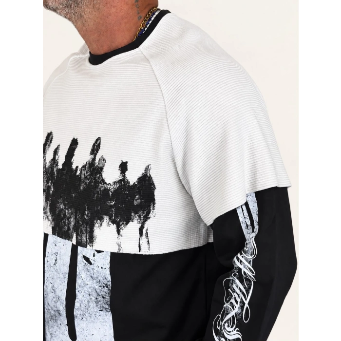 10 People Sweatshirt Beyaz