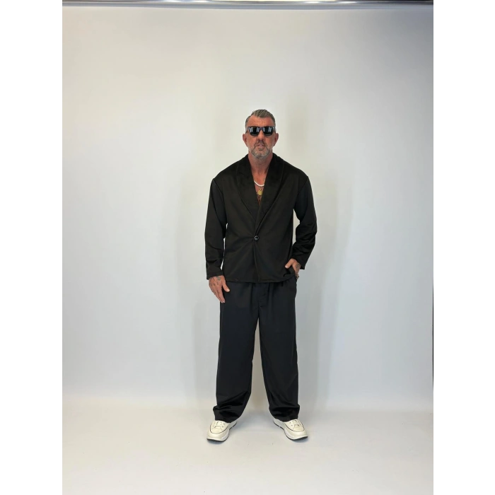 Velvet Kadife Takım Siyah