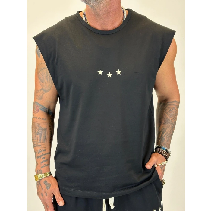 3 Stars Kolsuz Takım Siyah