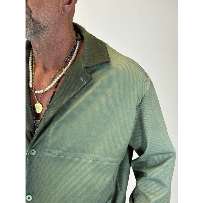 Oil Washed Takım Yeşil