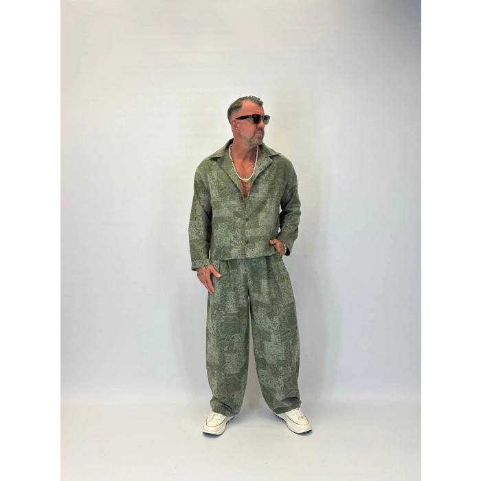 Shawl Patern Takım Haki