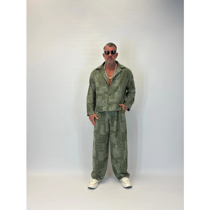 Shawl Patern Takım Haki