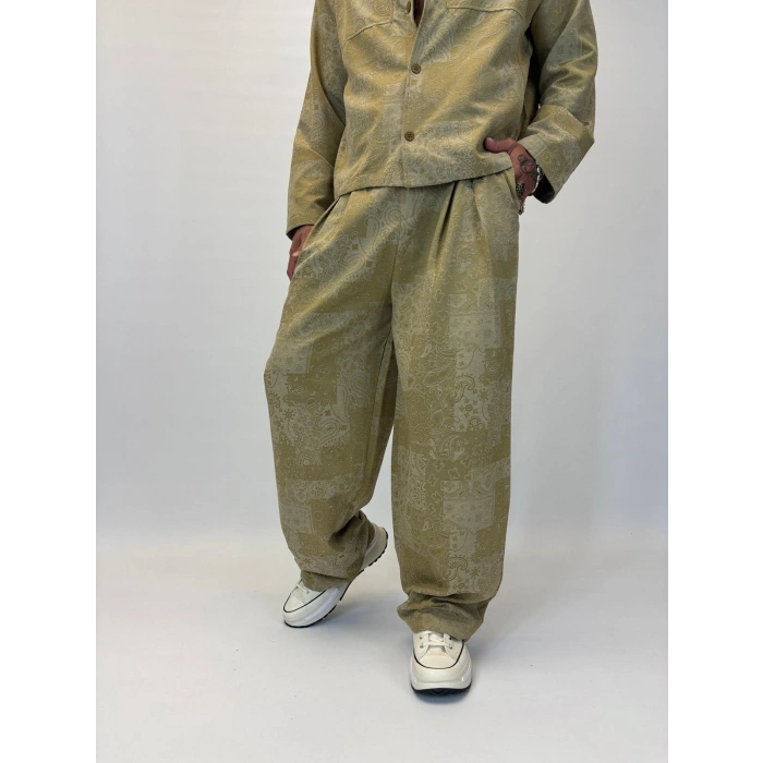 Shawl Patern Takım Hardal