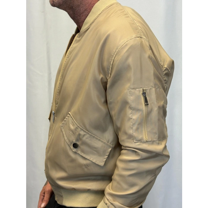 Bomber Yazlık Mont Camel
