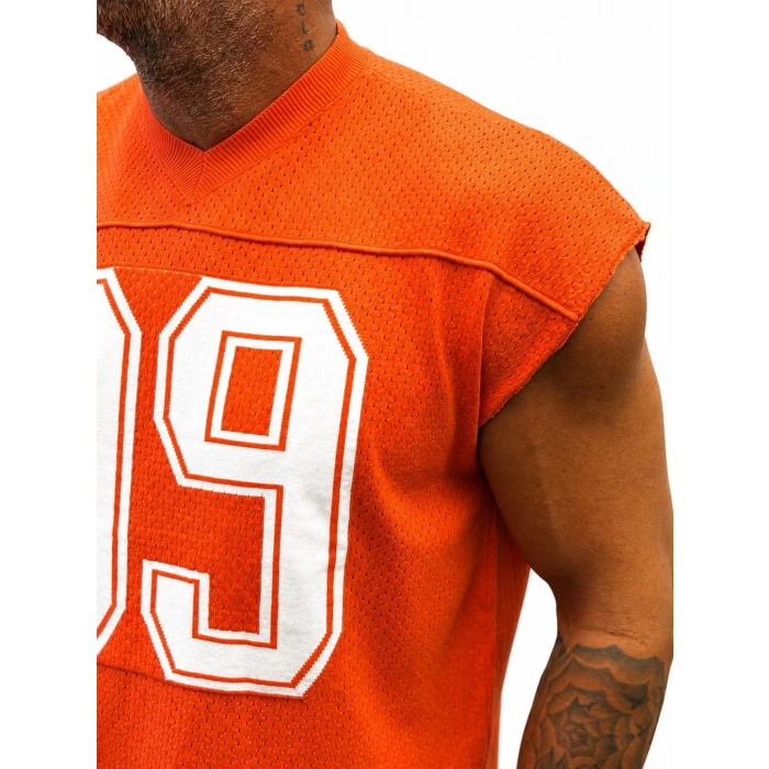 99 Sleeveless T-shirt Turuncu