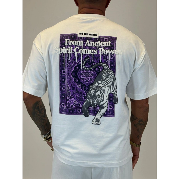 Antik Tiger T-shirt Beyaz