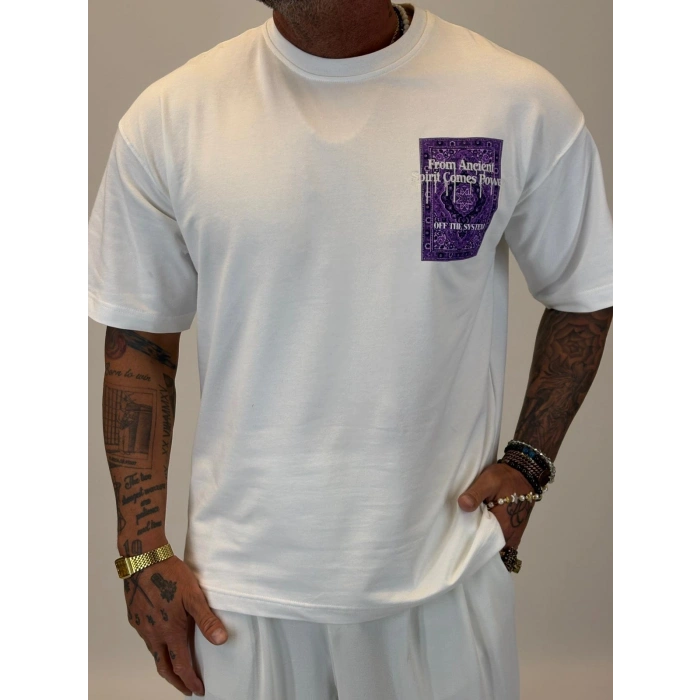 Antik Tiger T-shirt Beyaz