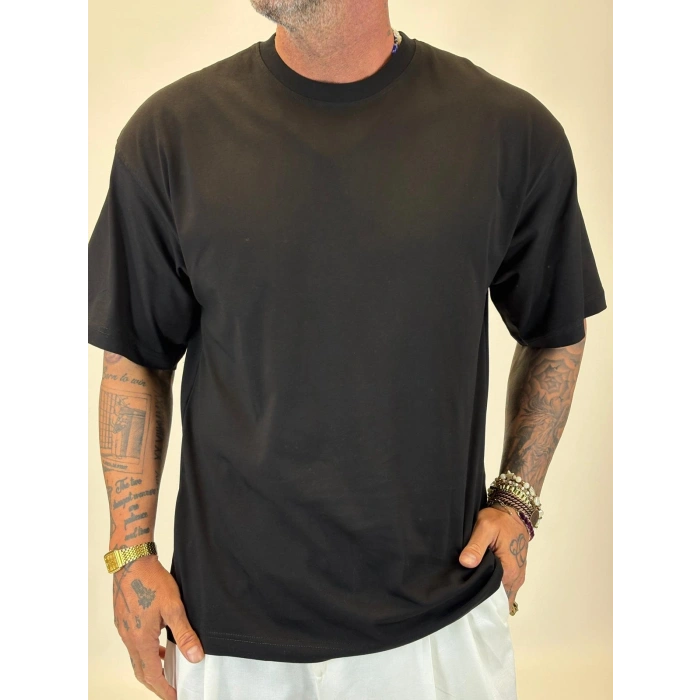 Basic Oversize T-shirt Siyah