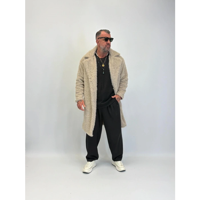 CAPO Çift Düğme Kaban Bej