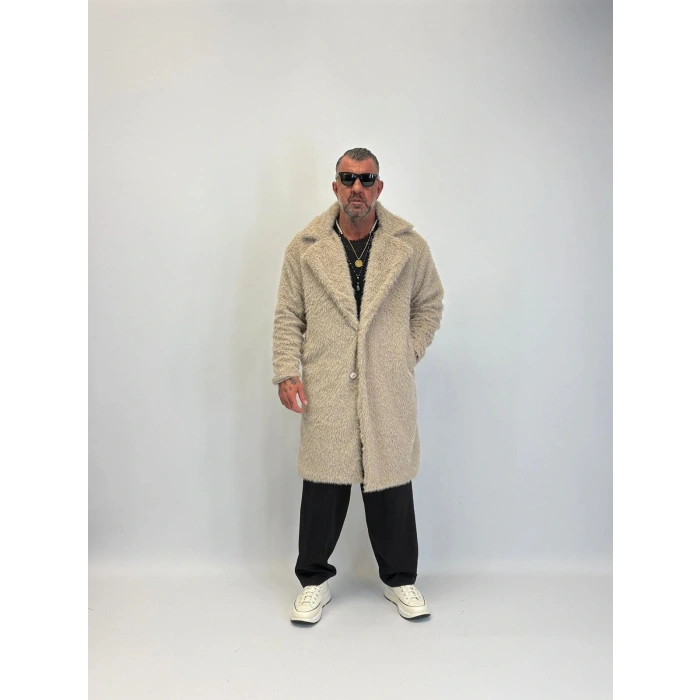 CAPO Çift Düğme Kaban Bej