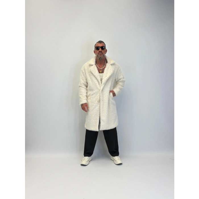 CAPO Çift Düğme Kaban Ekru