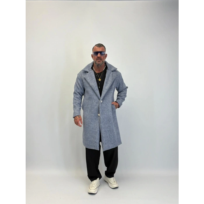 CAPO Çift Düğme Kaban Gri