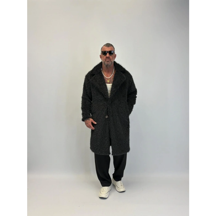 CAPO Çift Düğme Kaban Siyah