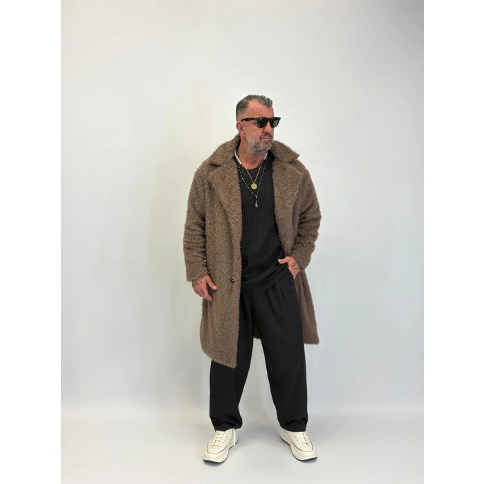 CAPO Çift Düğme Kaban Vizon