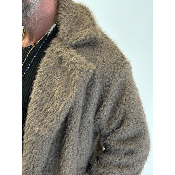 CAPO Çift Düğme Kaban Vizon