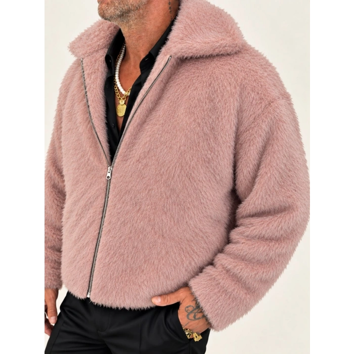 CAPO Kürk Mont Pembe
