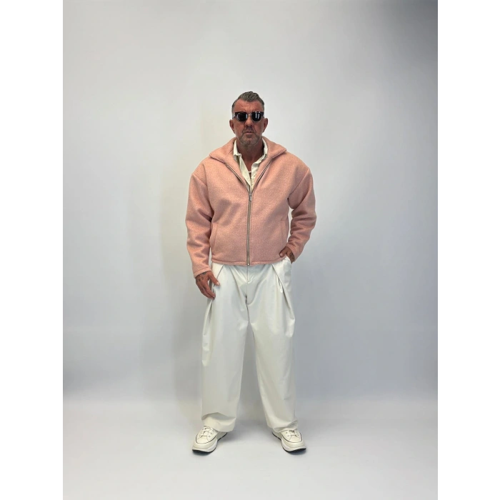 CAPO Kürklü Mont Pembe