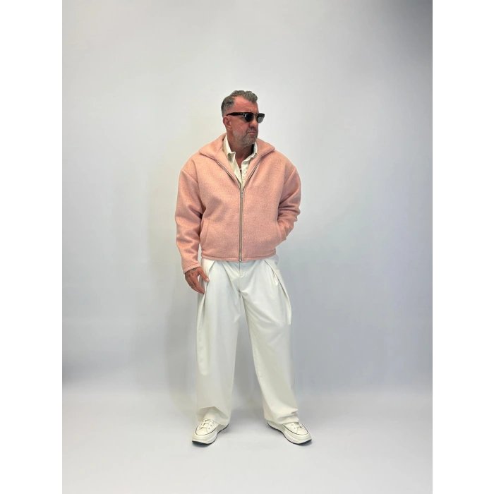 CAPO Kürklü Mont Pembe