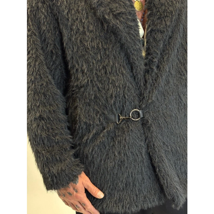 CAPO Tokalı Kaban Siyah