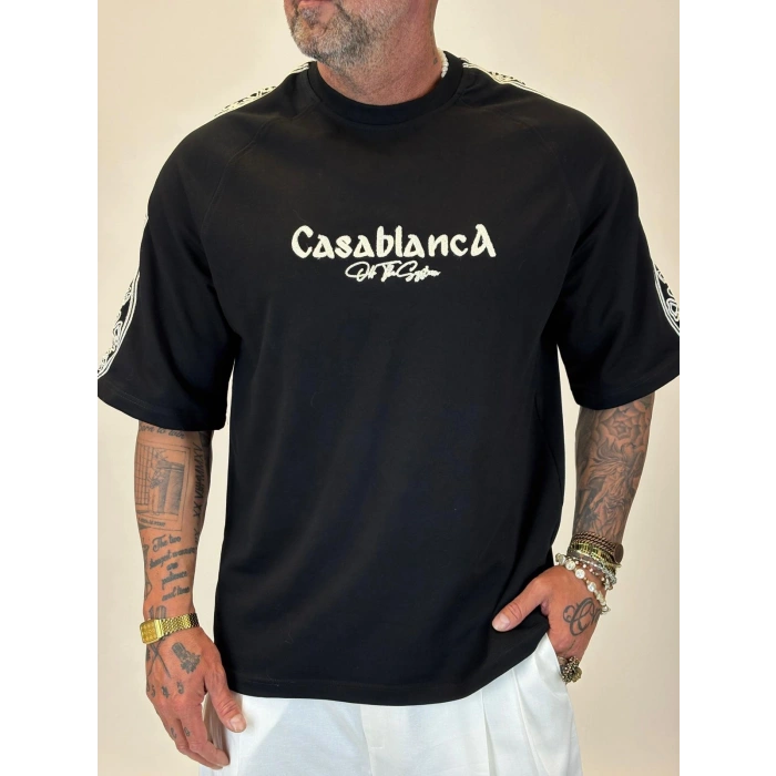 Casablanca Szn T-shirt Siyah