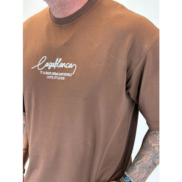 Casablanca T-shirt Kahverengi