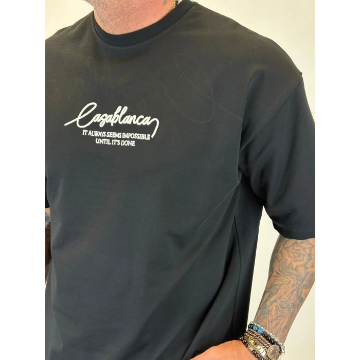 Casablanca T-shirt Siyah