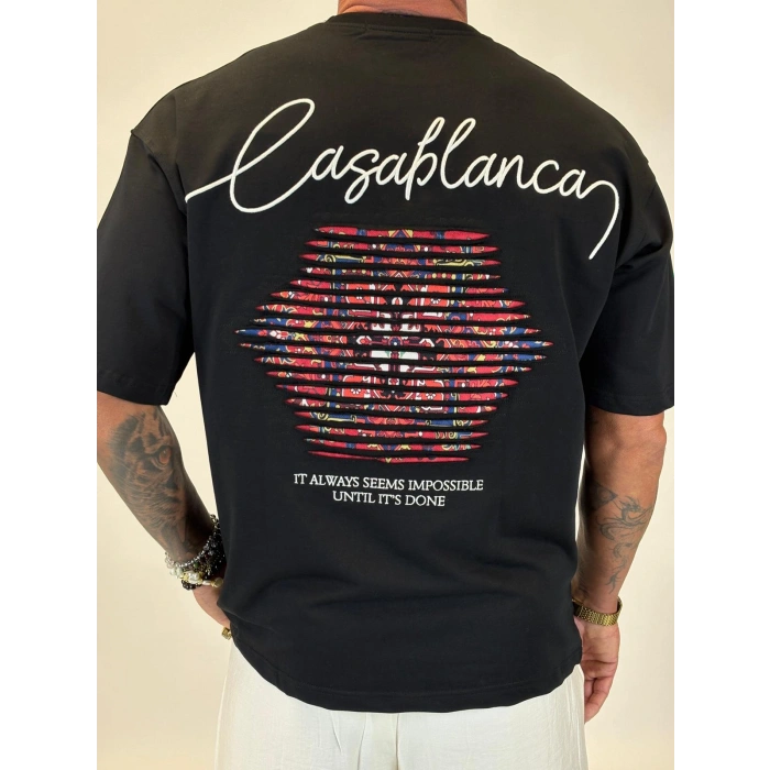 Casablanca T-shirt Siyah