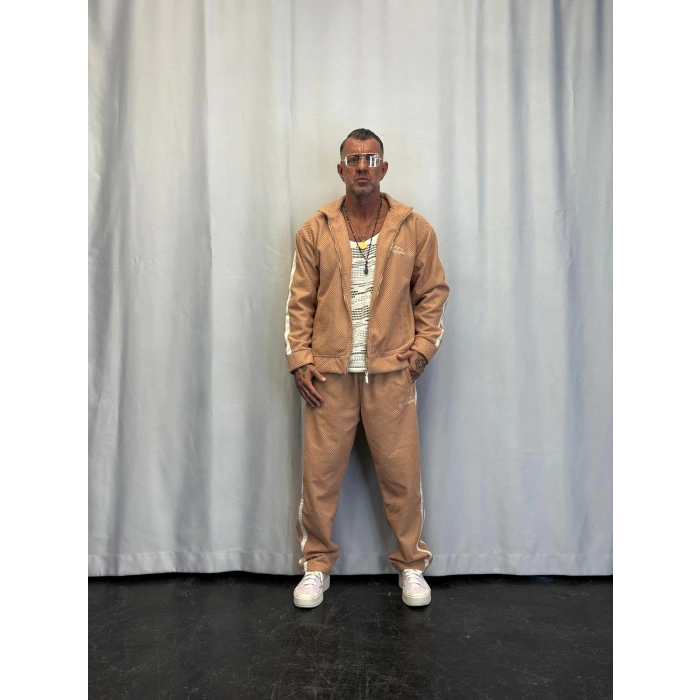 Crocodile Fur Takım Gül Kurusu