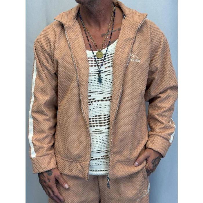 Crocodile Fur Takım Gül Kurusu