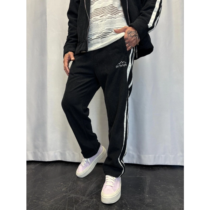 Crocodile Fur Takım Siyah