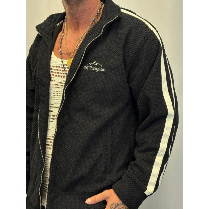 Crocodile Fur Takım Siyah