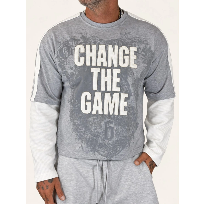 To Change Sweatshirt Gri