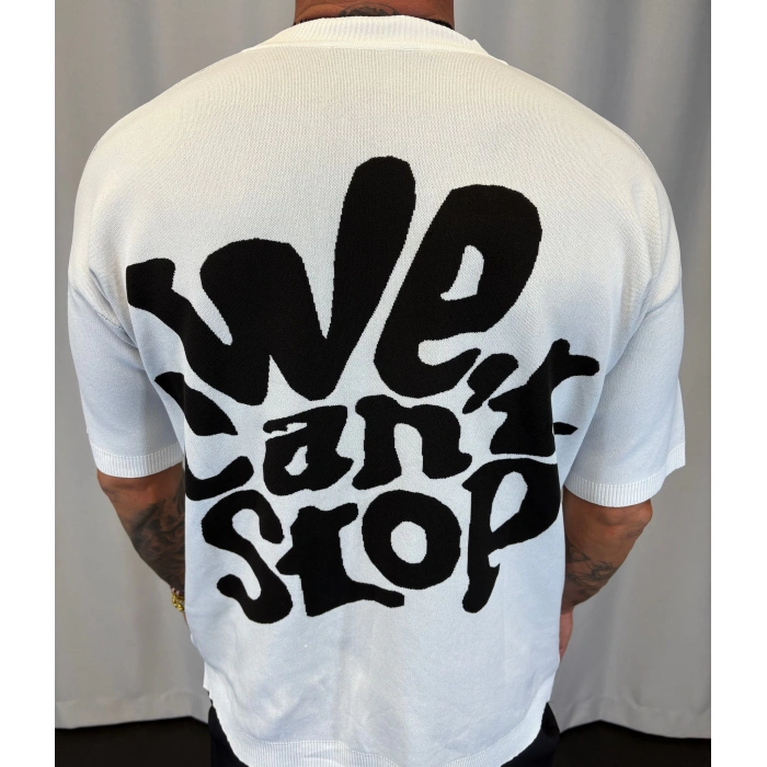 İpek Triko We Cant T-Shirt Beyaz