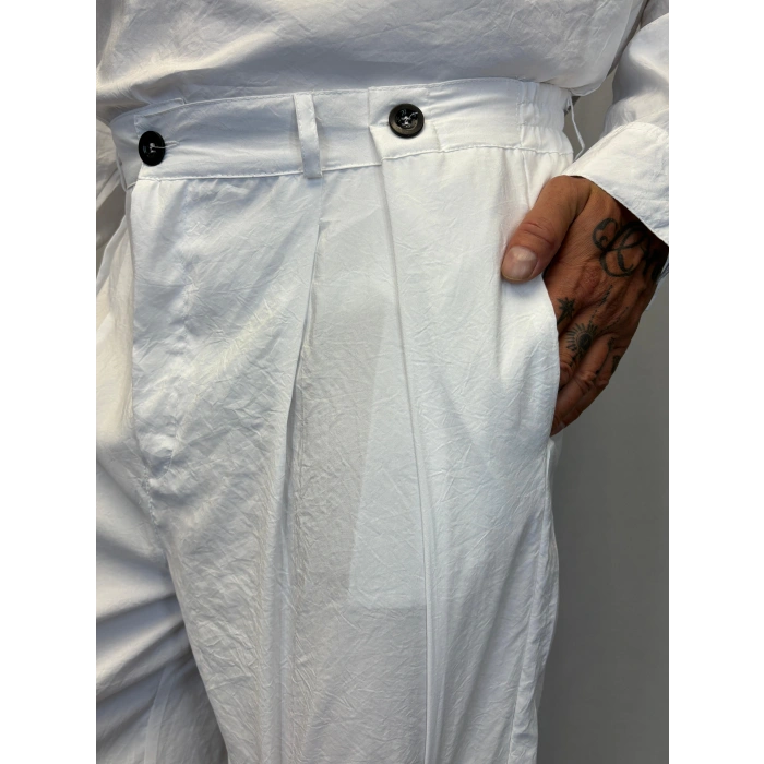 Modal 3 Düğmeli Takım Beyaz