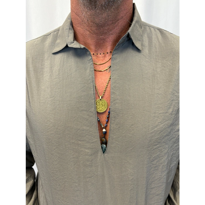 Modal 3 Düğmeli Takım Gri