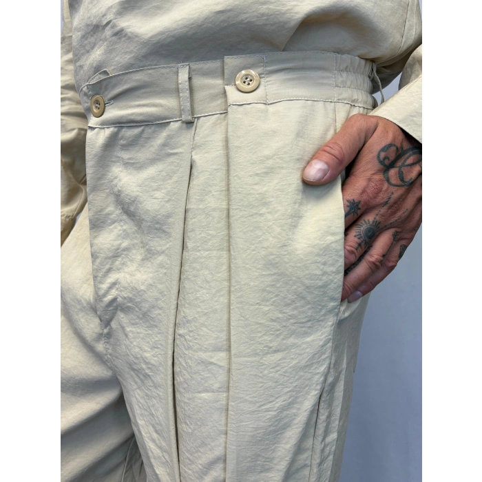 Modal 3 Düğmeli Takım Krem