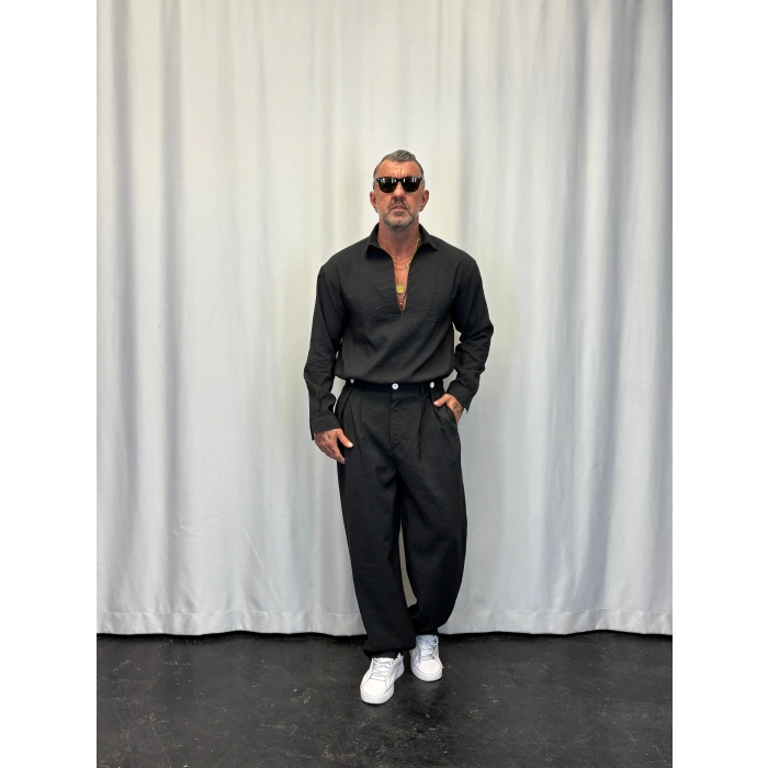 Modal 3 Düğmeli Takım Siyah