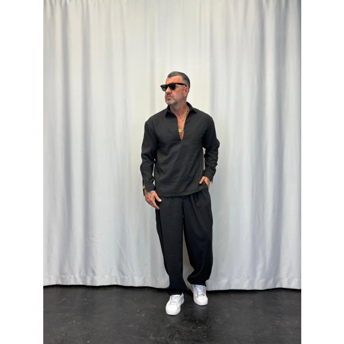 Modal 3 Düğmeli Takım Siyah