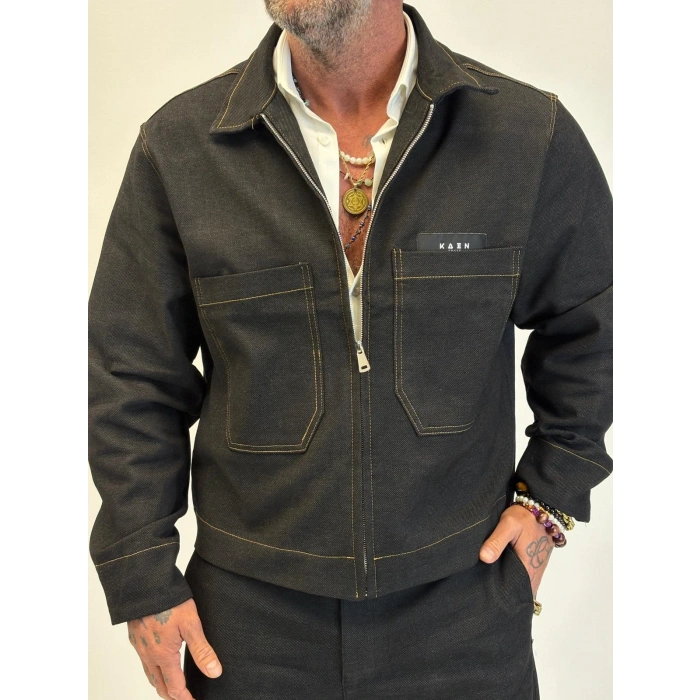 Organic Cotton Likralı Takım Siyah