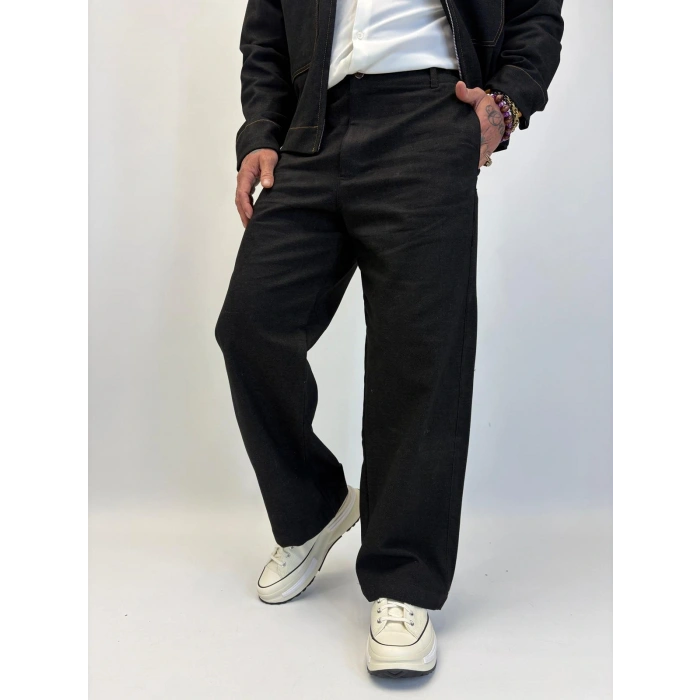 Organic Cotton Likralı Takım Siyah