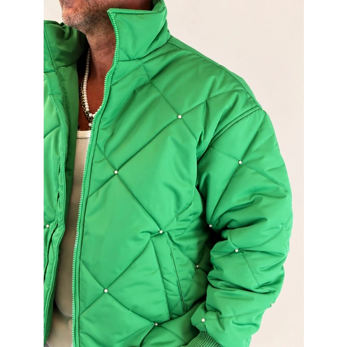 Pearl Puffer Mont Yeşil