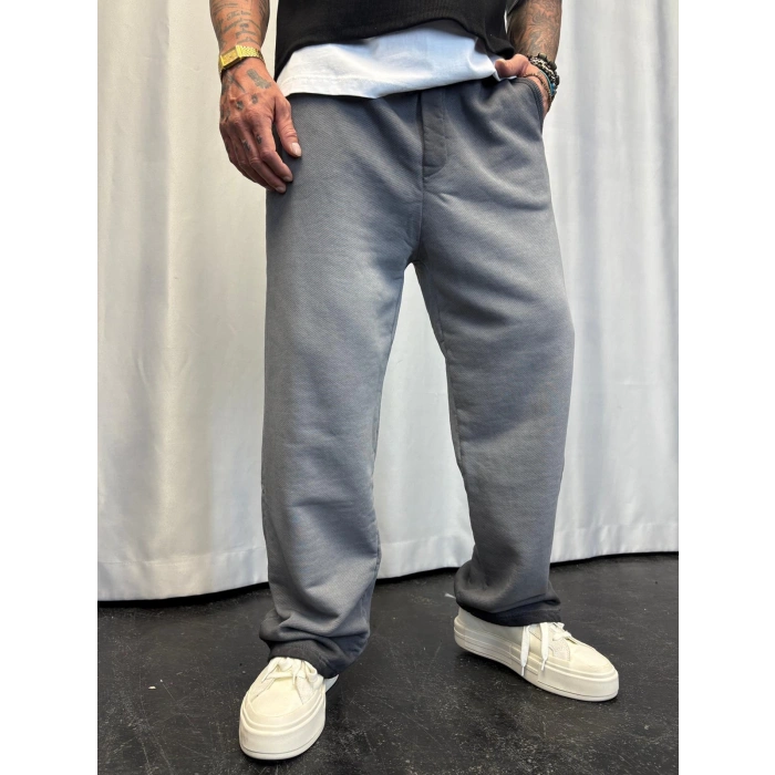 Permium Yıkamalı Pantolon Füme