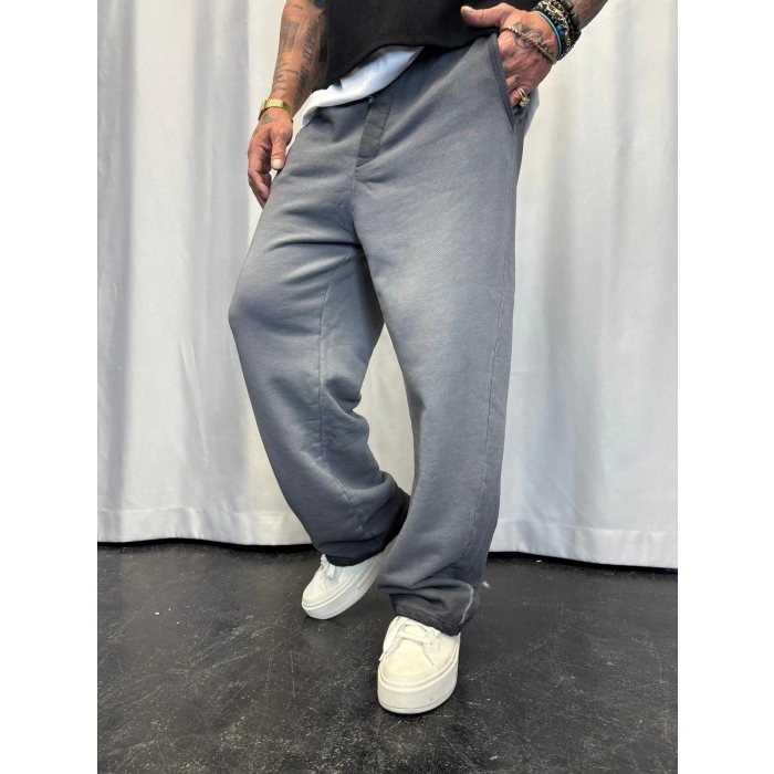 Permium Yıkamalı Pantolon Füme