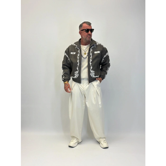 Petek Effect Süzeneli Pu Deri Mont Siyah