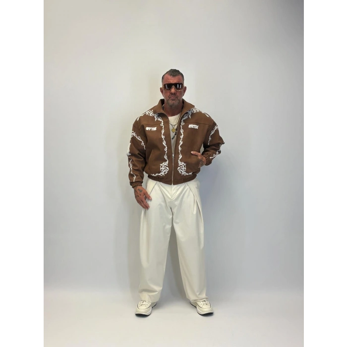 Petek Effect Süzeneli Pu Deri Mont Taba