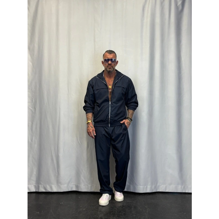 Powder Şerit Detaylı Takım Lacivert