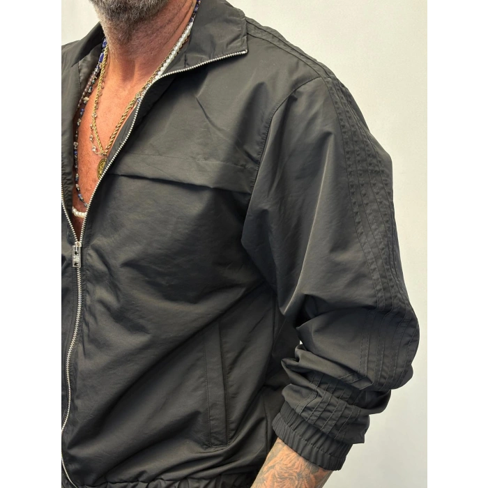 Powder Şerit Detaylı Takım Siyah