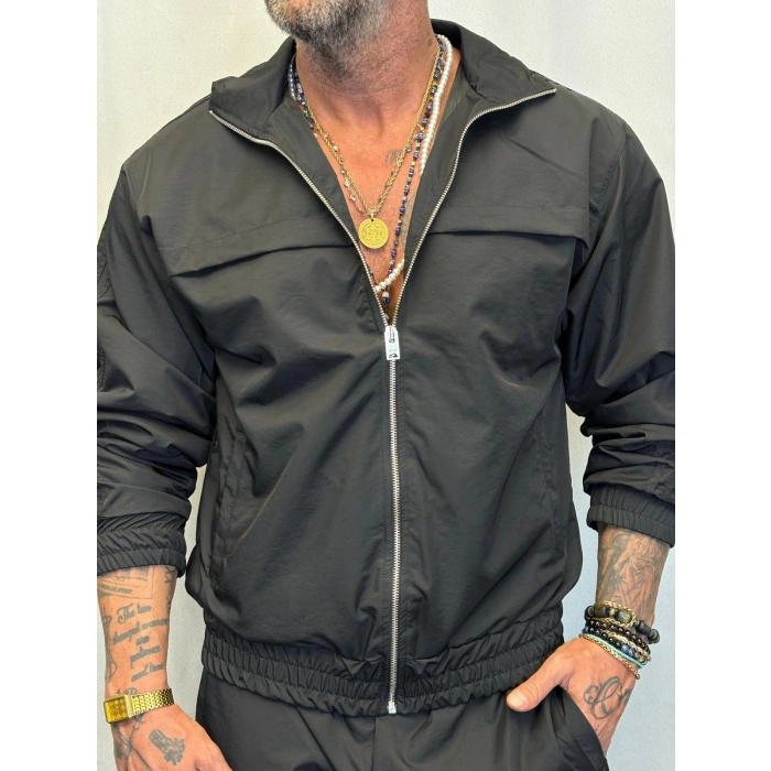 Powder Şerit Detaylı Takım Siyah