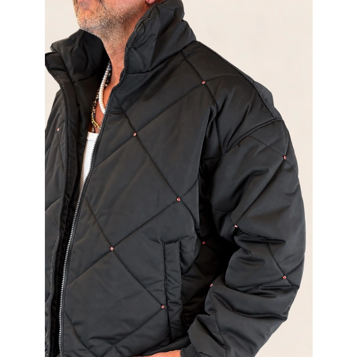 Red Diamond Puffer Mont Siyah